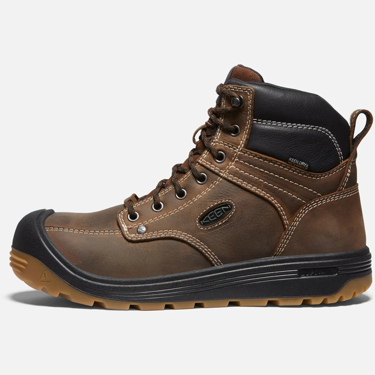 Keen | Fort Wayne | 6" WP Work Boot | Dark Earth-Gum