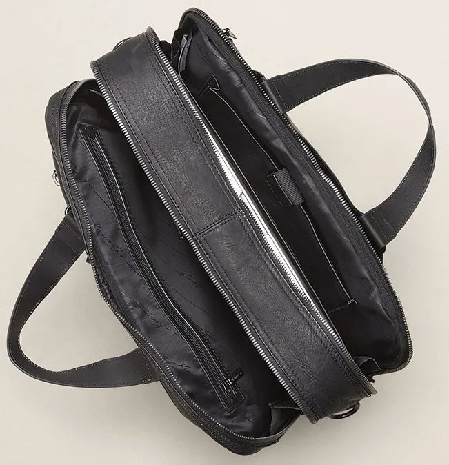 Kenneth Cole Smooth Leather Convertible Backpack 