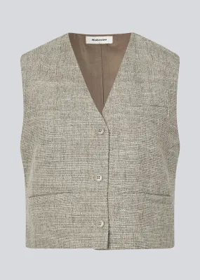 KieraMD vest - Grey Melange