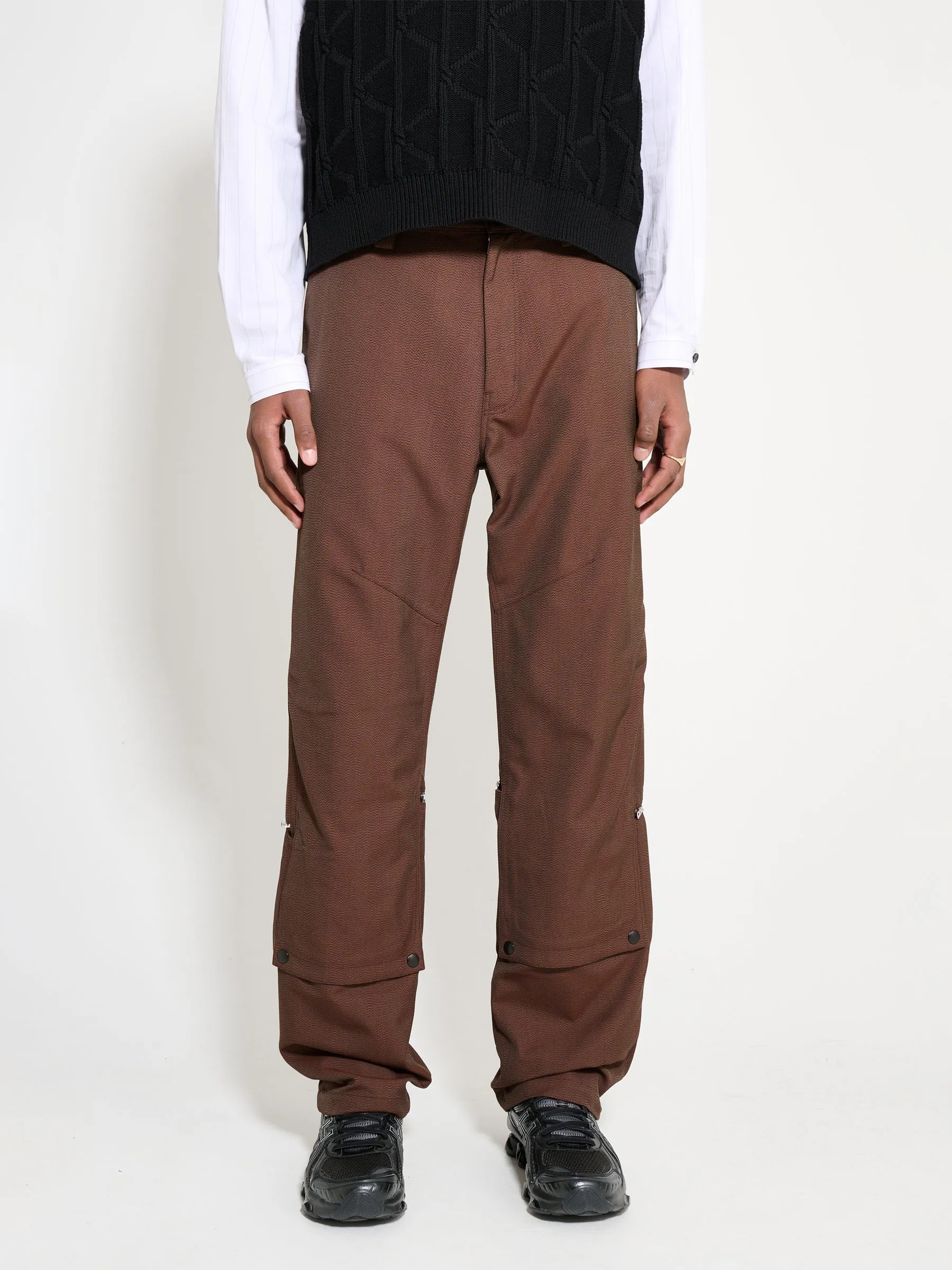 Kiko Kostadinov Tonino Utility Trouser Brown Sparrow