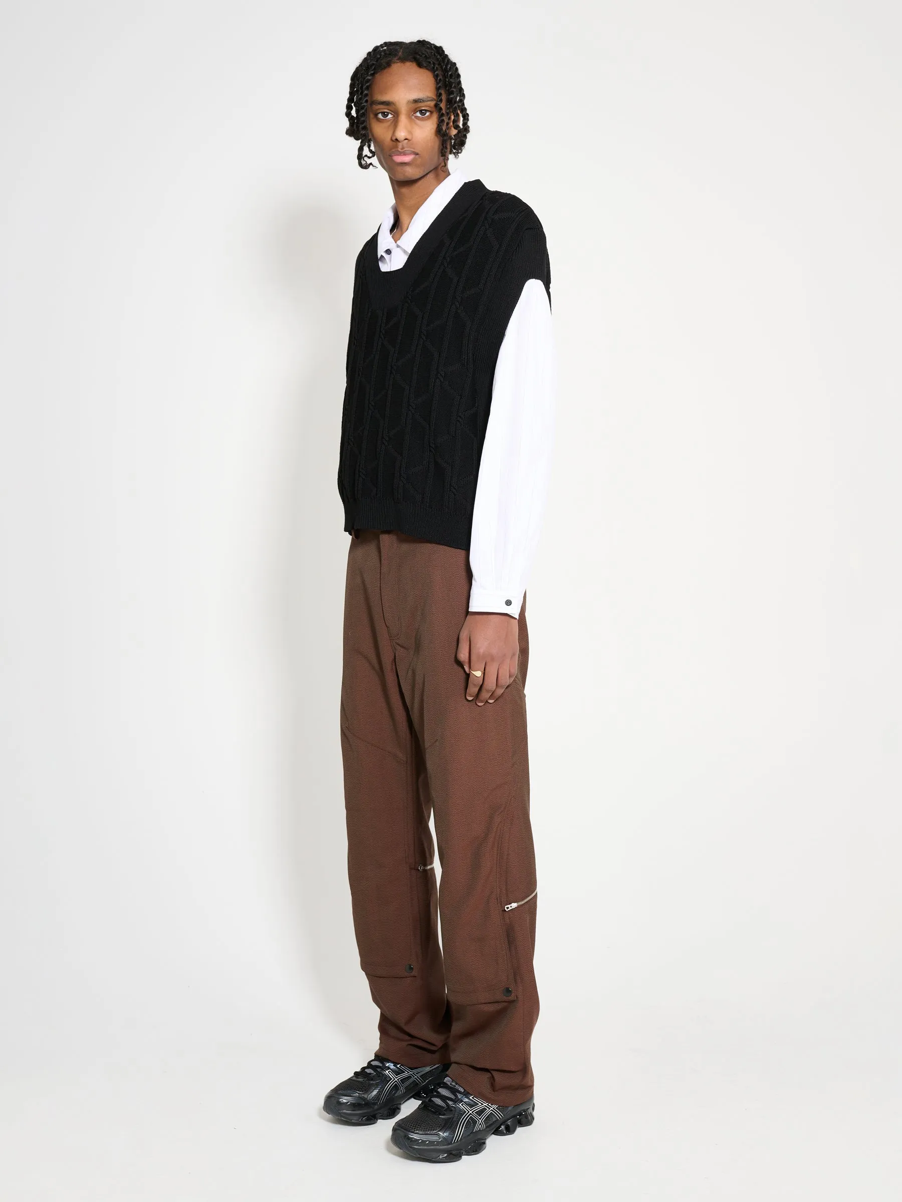 Kiko Kostadinov Tonino Utility Trouser Brown Sparrow