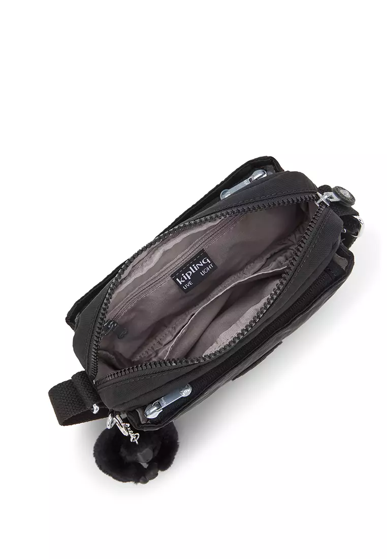 Kipling Kipling ABANU Black Noir Crossbody Bag