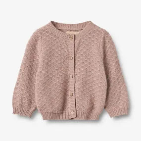 Knit Cardigan Magnella | Baby - dry rose
