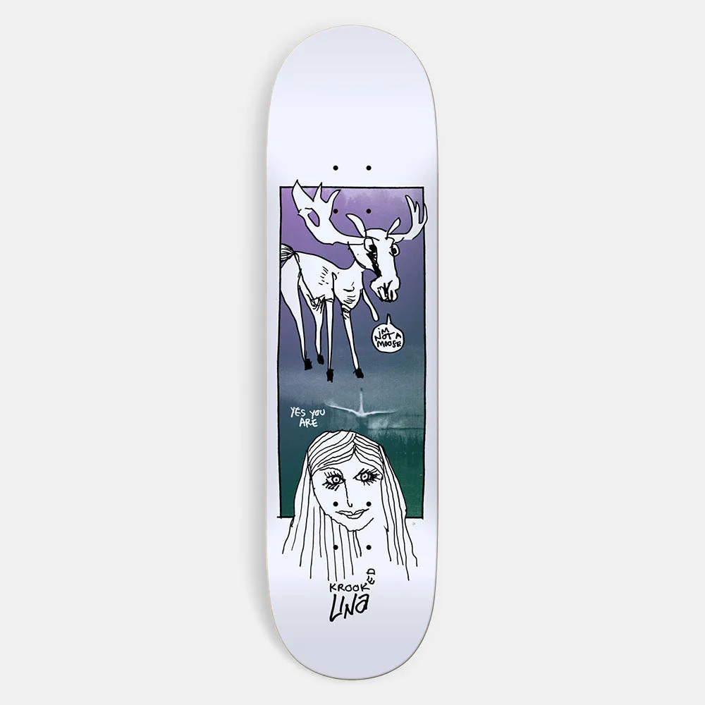 Krooked Skateboards - 8.38 Una Farrar Debate Skateboard Deck