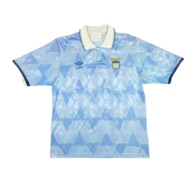 Lazio Italy Original 1989/1991 Umbro Home Football Shirt Medium/Large