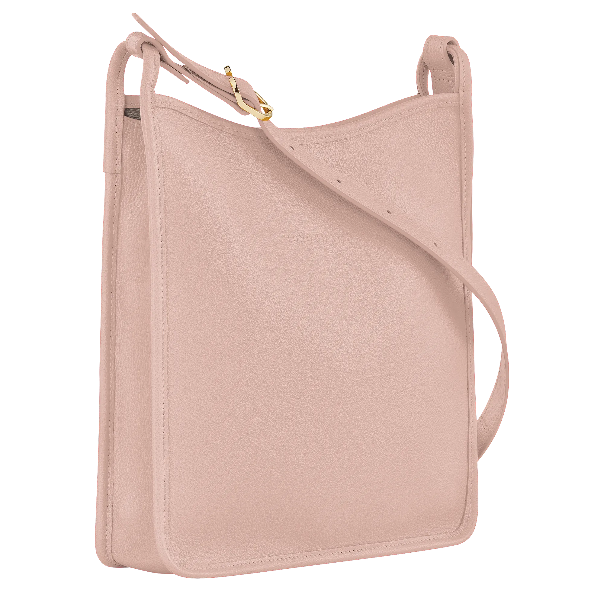 Le Foulonné M Crossbody bag Nude - Leather