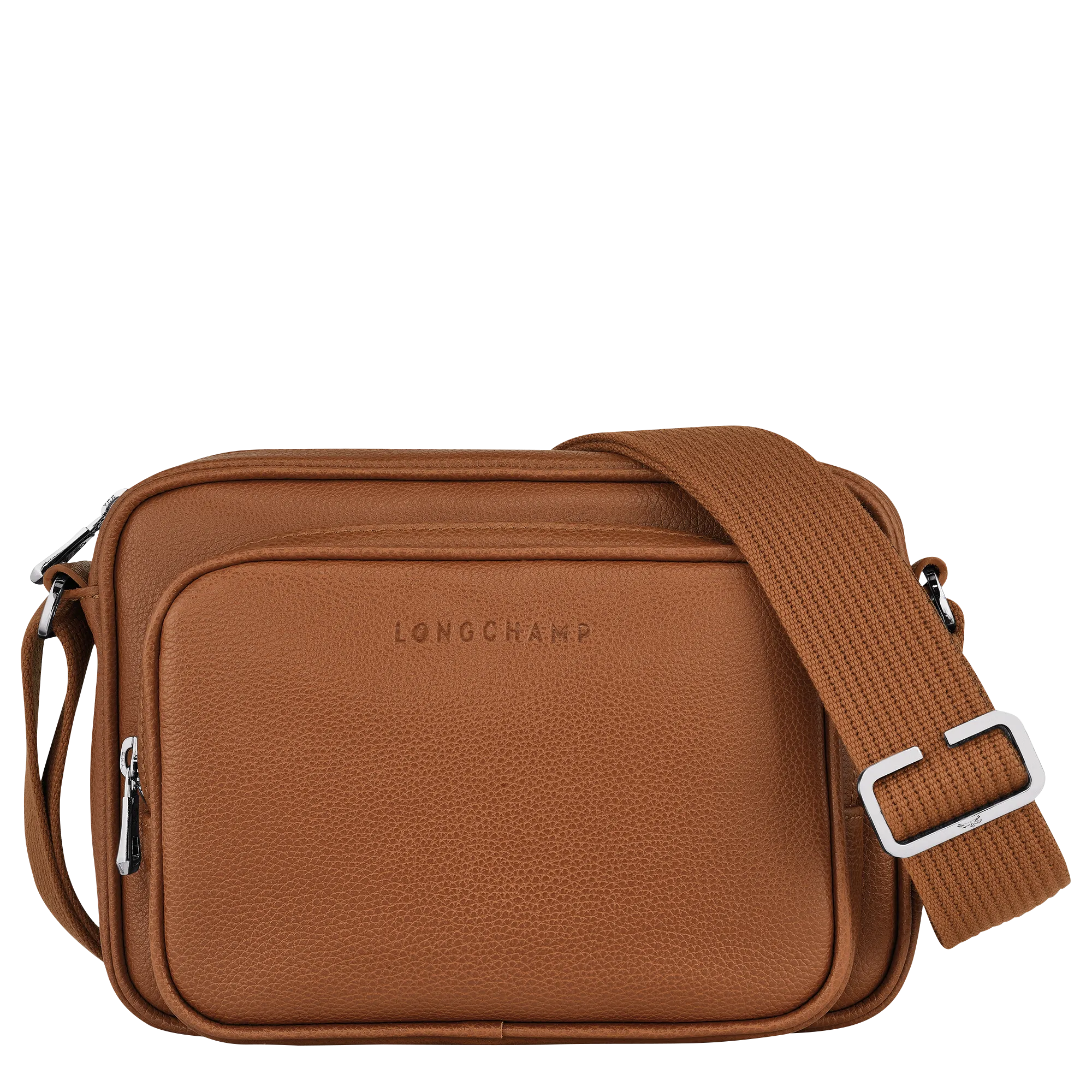 Le Foulonné S Camera bag Caramel - Leather