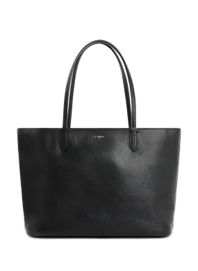 LE TANNEUR  Louise large leather tote bag - Black