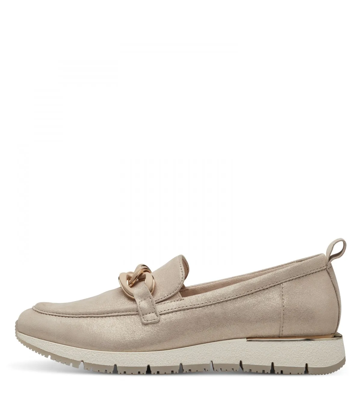 Leather Loafers Tamaris Champagne 24711
