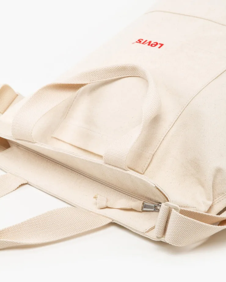 Levi's® Canvas Icon Tote Bag - Ecru