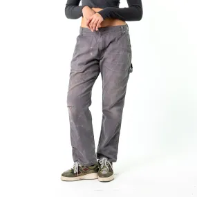 Light Grey 90s Dickies  Cargo Skater Trousers Pants Jeans (34x30)