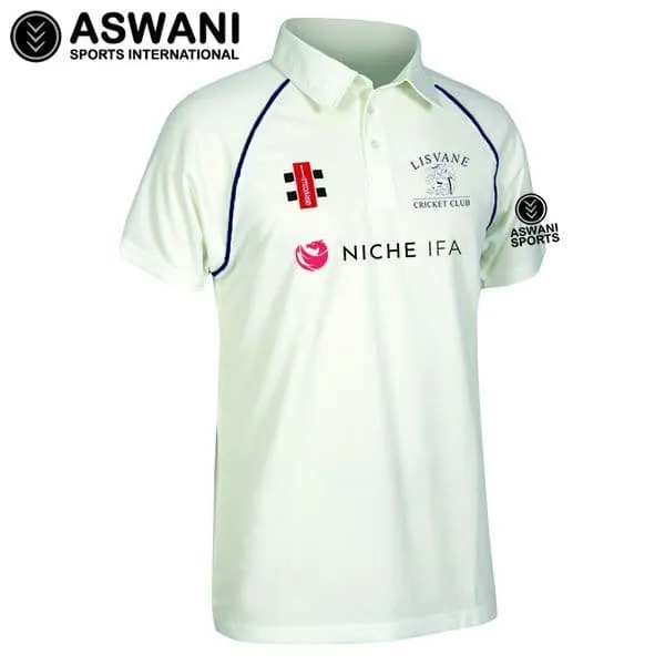 Lisvane Cricket Club Playing Shirt, Short Sleeve (Youth)
