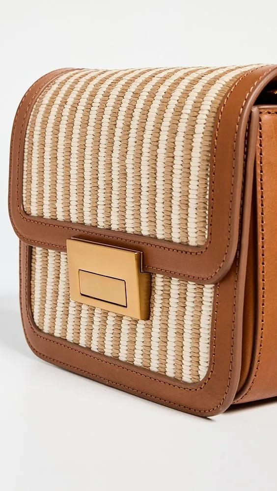Loeffler Randall   Desi Crossbody Bag with Lock Hardware 