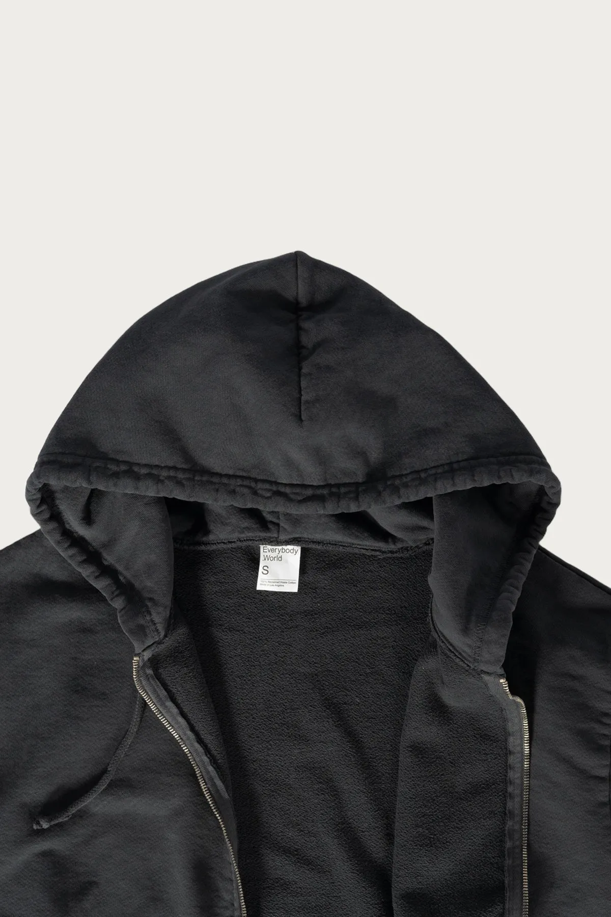 Logo Zip Hoodie - Graphite