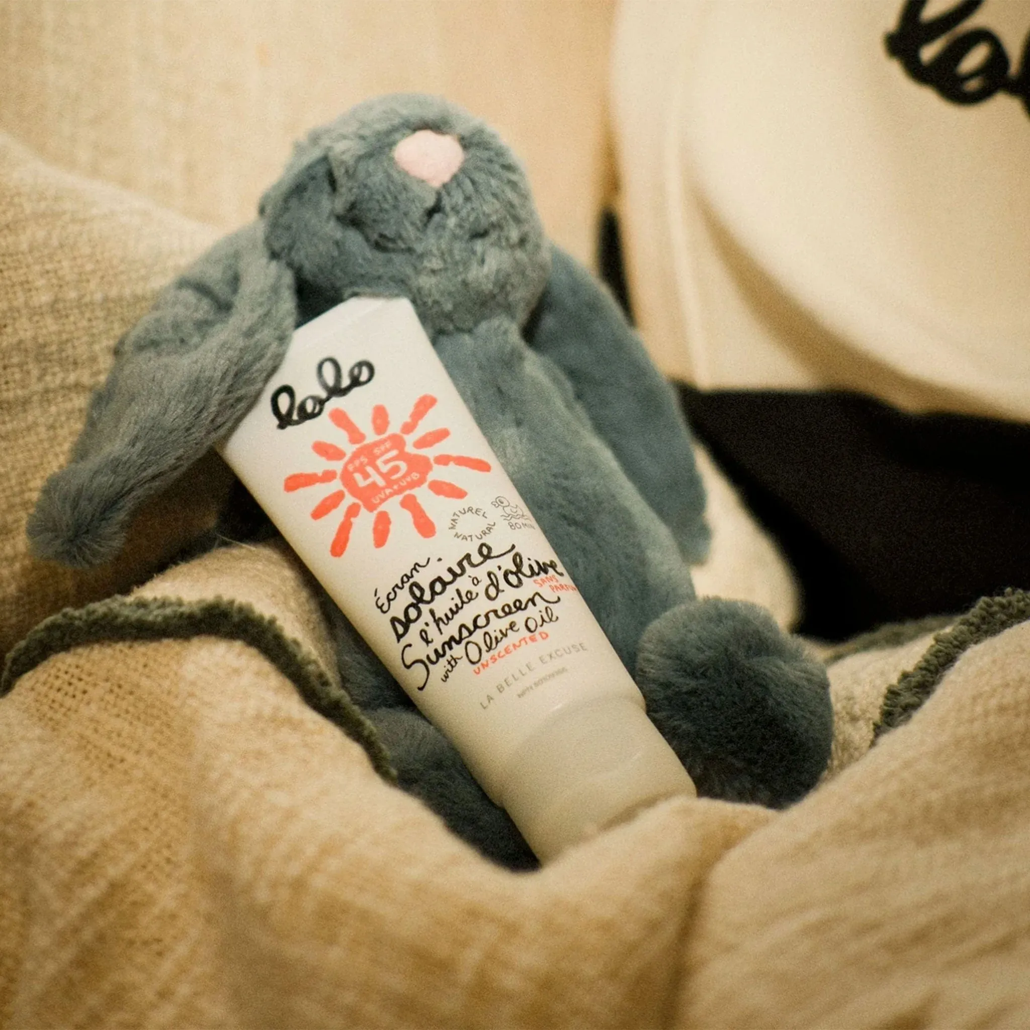 Lolo Fragrance Free Olive Oil SPF45 Sunscreen 75ml  - Clement