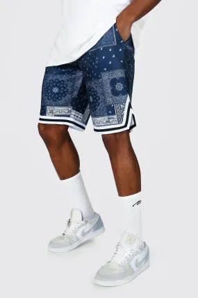 Loose Bandana Basketball Jersey Shorts