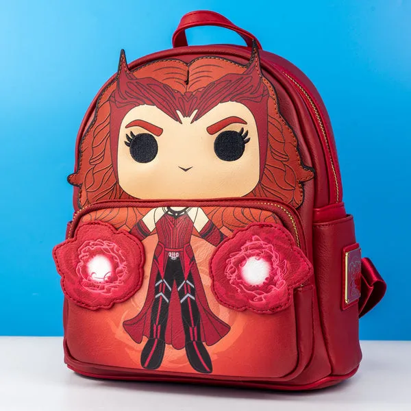 Loungefly x Marvel Scarlet Witch POP! Cosplay Mini Backpack