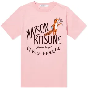 Maison Kitsuné x Oly Palais Royal Rose Classic T-ShirtBubble Gum Pink