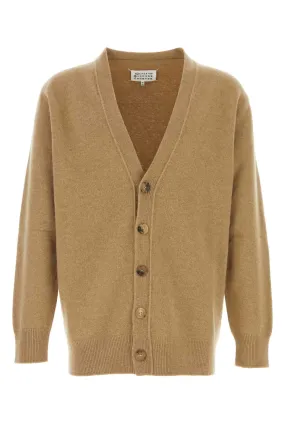 Maison Margiela Cappuccino Wool Cardigan