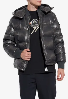 Maljasset Zip-Up Glossy Down Jacket