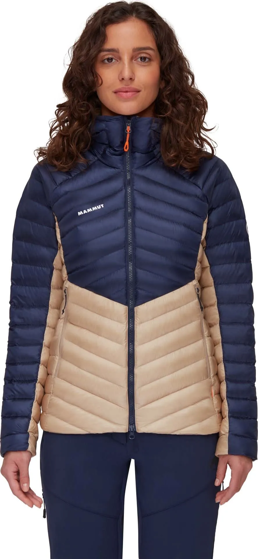 Mammut Women's Broad Peak IN Hooded Jacket Savannah-Marine | Buy Mammut Women's Broad Peak IN Hooded Jacket Savannah-M