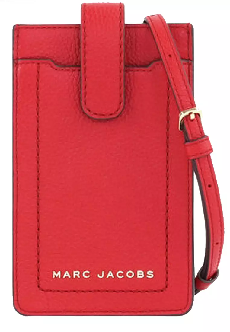 Marc Jacobs Marc Jacobs Groove Leather Phone Crossbody Bag in Savvy Red S107L01SP21