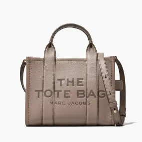 Marc Jacobs Women's The Small Leather Tote Bag - Cement | Coggles