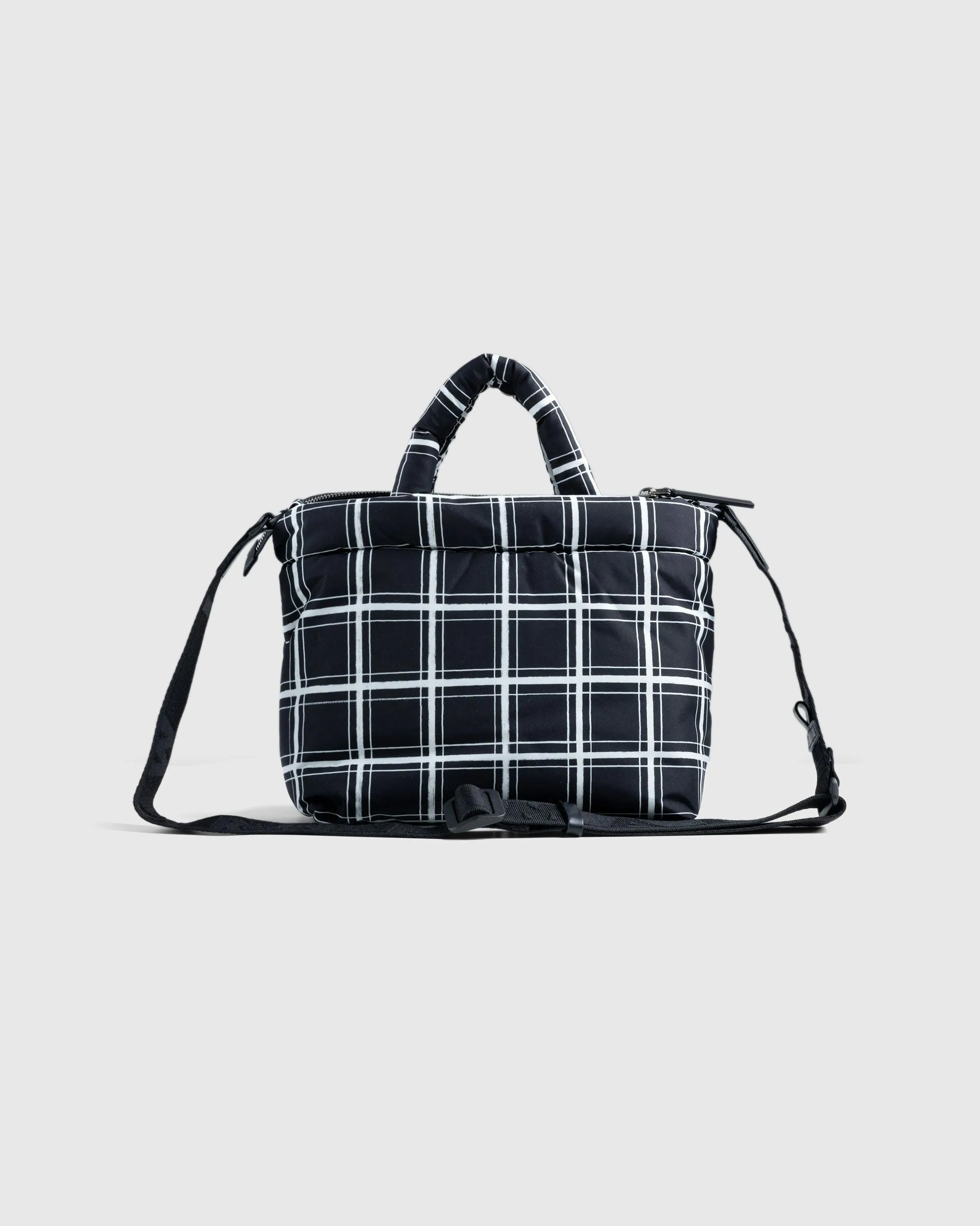 Marni – Mini Plaid Check Tote Bag Black | Highsnobiety Shop