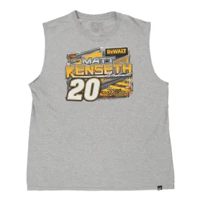 Matt Kenseth Chase Authentics Nascar Vest - 2XL Grey Cotton