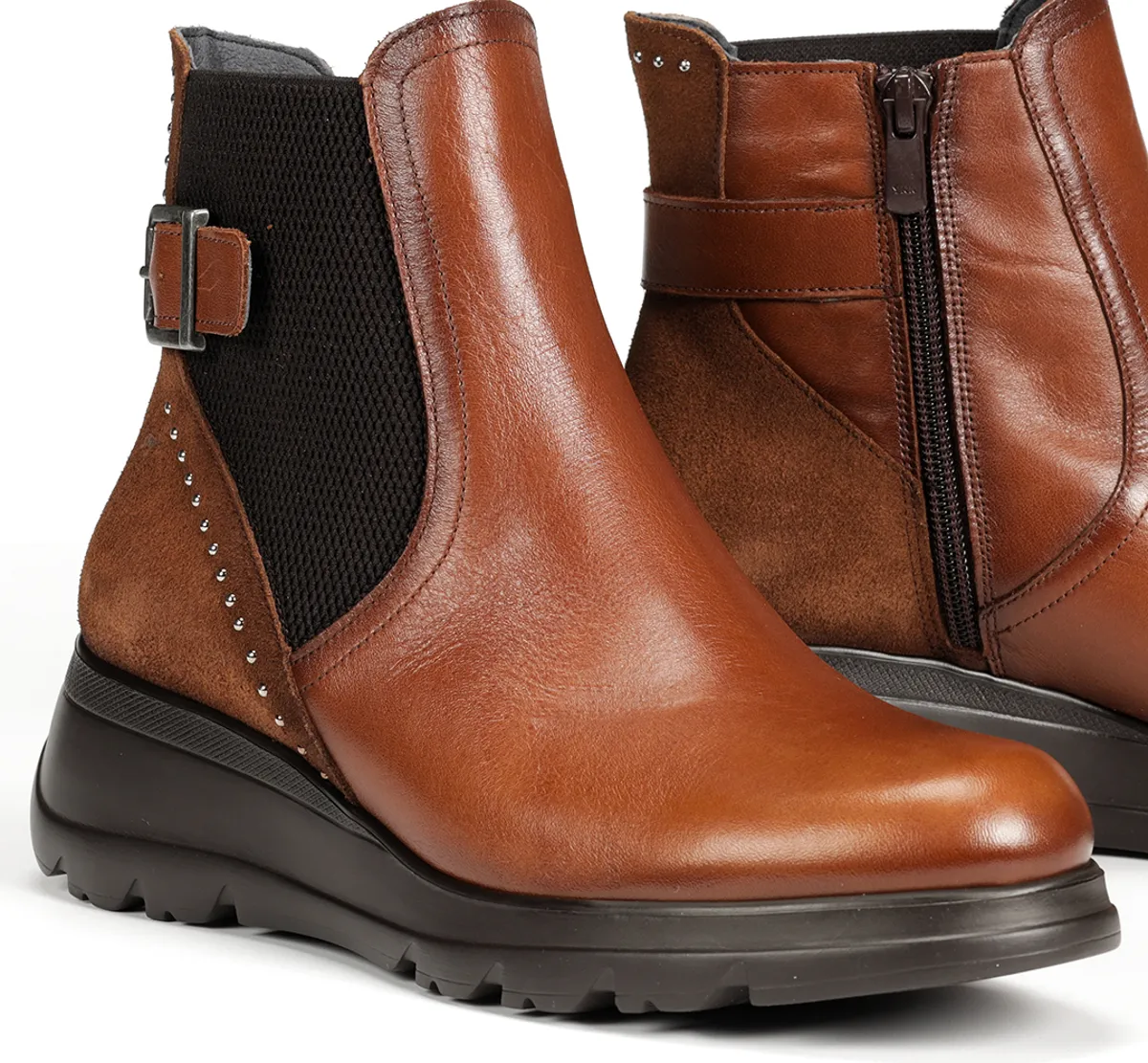 MELLEA F1529 Brown Ankle Boot