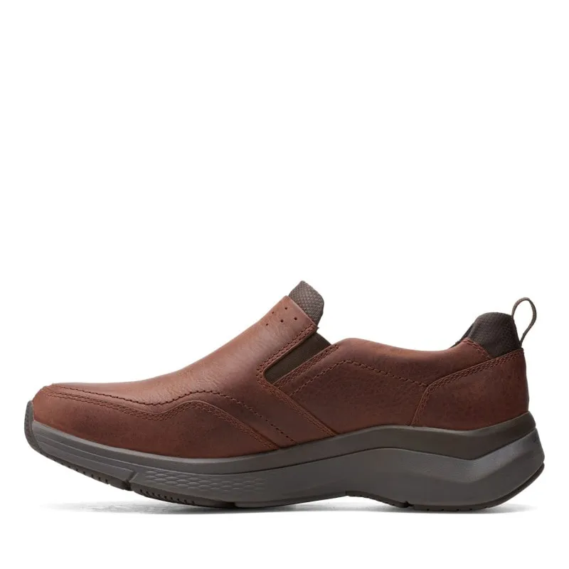 Men’s Clarks Wave 2.0 Edge Waterproof – Brown Oily Tumbled