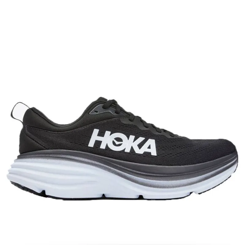 Men’s Hoka Bondi 8 – Black/White (BWHT)