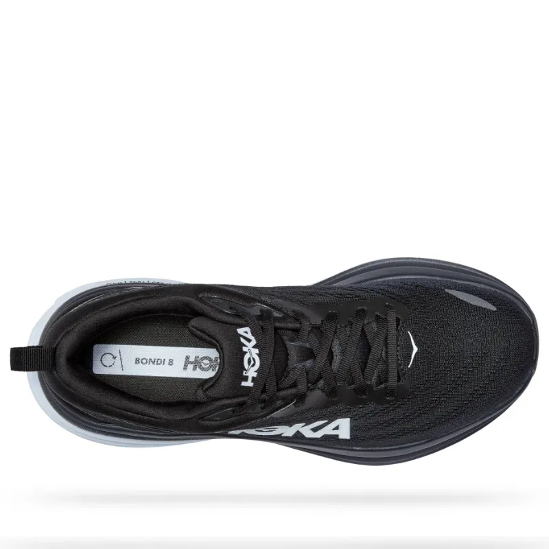 Men’s Hoka Bondi 8 – Black/White (BWHT)