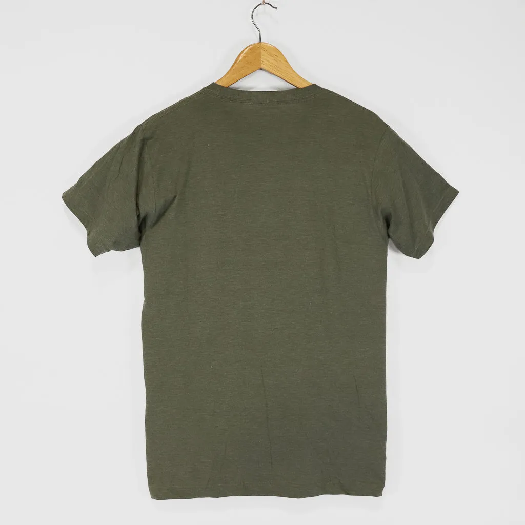 Metal Skateboards - Ancient Logo T-Shirt - Olive