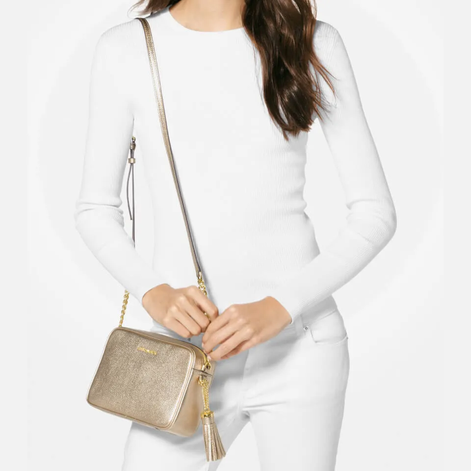 MICHAEL Michael Kors Jet Set Medium Leather Camera Bag