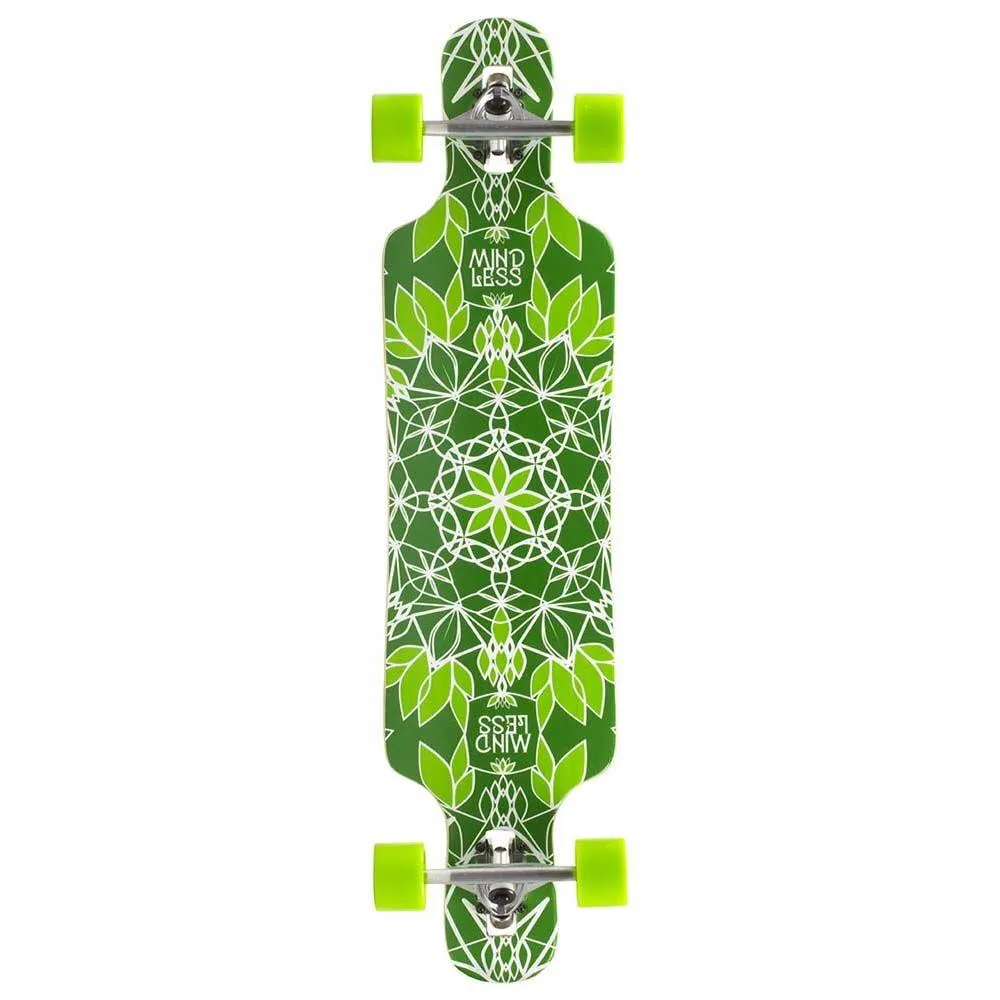 Mindless Skateboards Sanke III Complete Longboard Skateboard Green 39 x 9.5