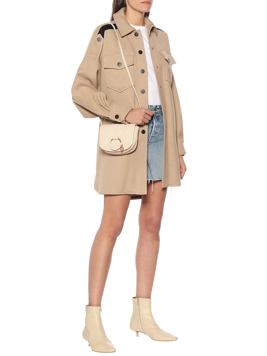 Mini Hana Shoulder Bag in Cement Beige