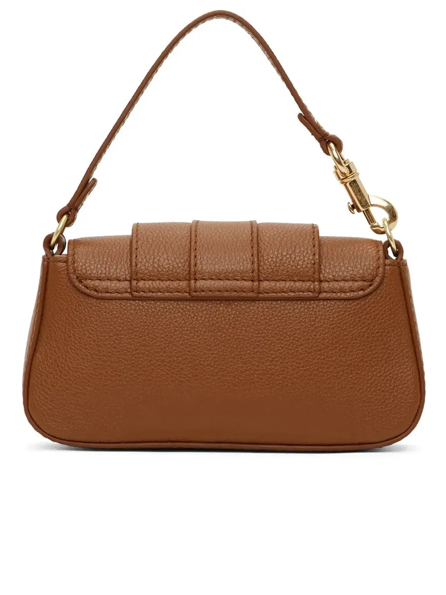 Mini Lesly Shoulder Bag in Caramello