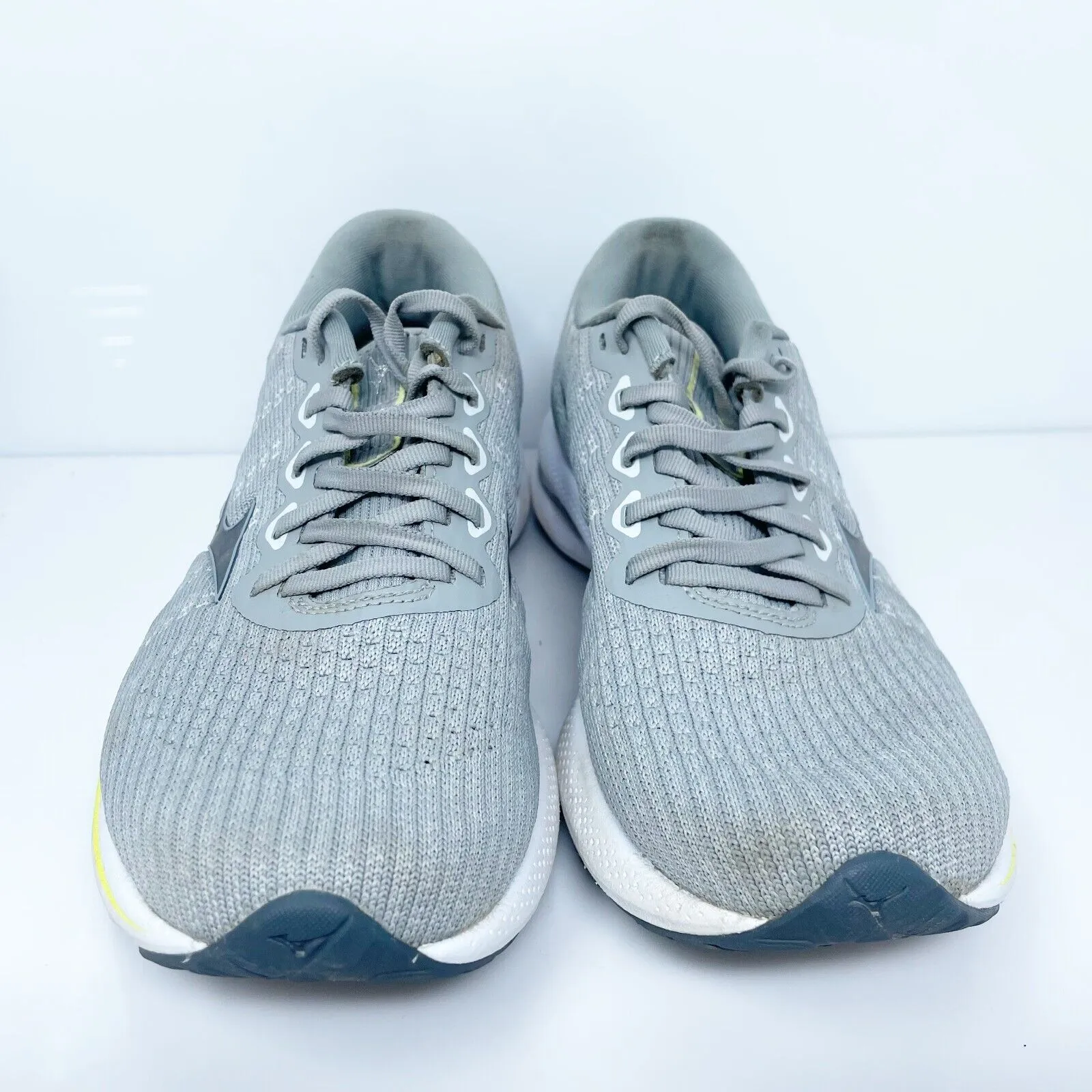 Mizuno Womens Wave Rider 25 411324 HM73 Gray Running Shoes Sneakers Size 8