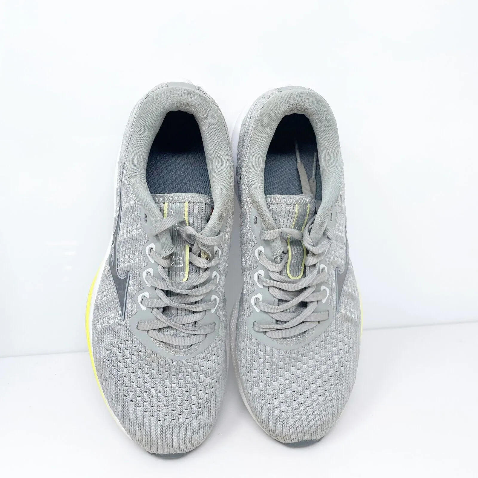 Mizuno Womens Wave Rider 25 411324 HM73 Gray Running Shoes Sneakers Size 8