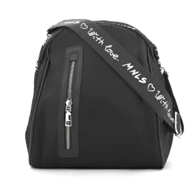 Monnalisa Black And White Backpack For Teen And Girl