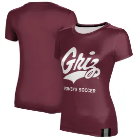 Montana Grizzlies Women's Maroon Women's Soccer T-Shirt