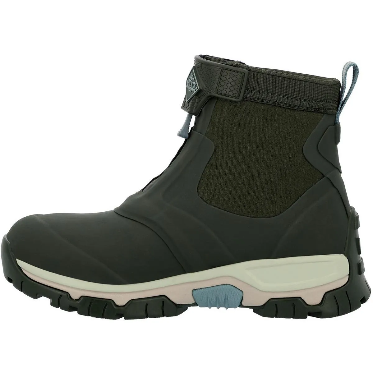 Muck Boots Apex Mid Zip Wellington Moss