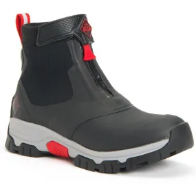 Muck Boots Apex Mid Zip Wellingtons Grey/Red