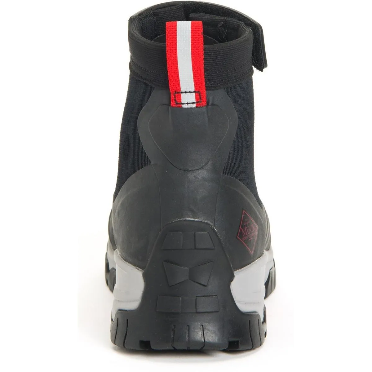 Muck Boots Apex Mid Zip Wellingtons Grey/Red