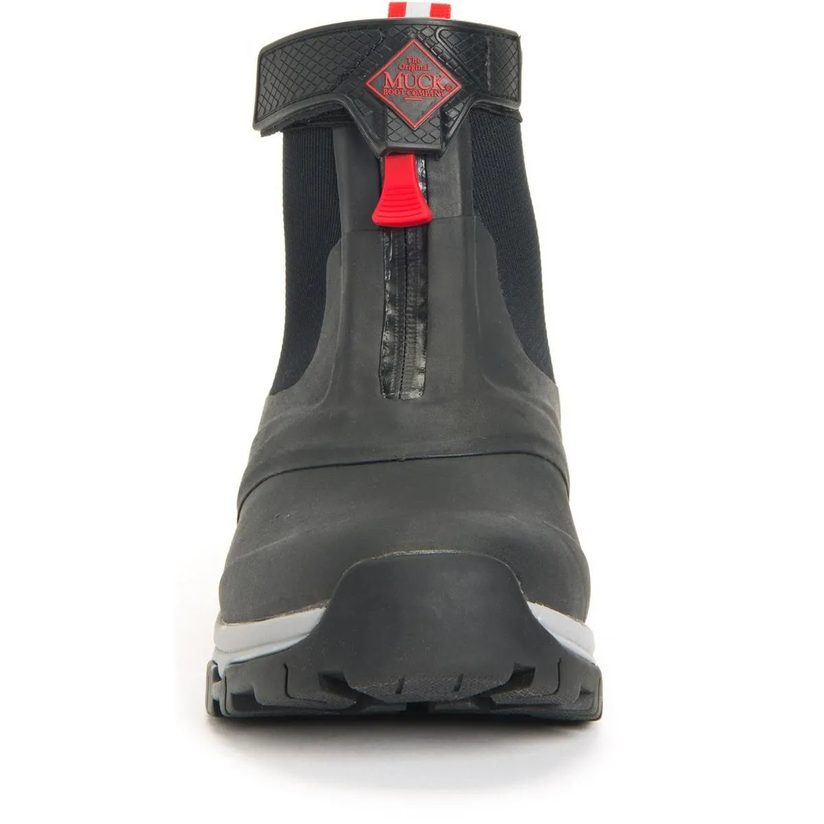 Muck Boots Apex Mid Zip Wellingtons Grey/Red