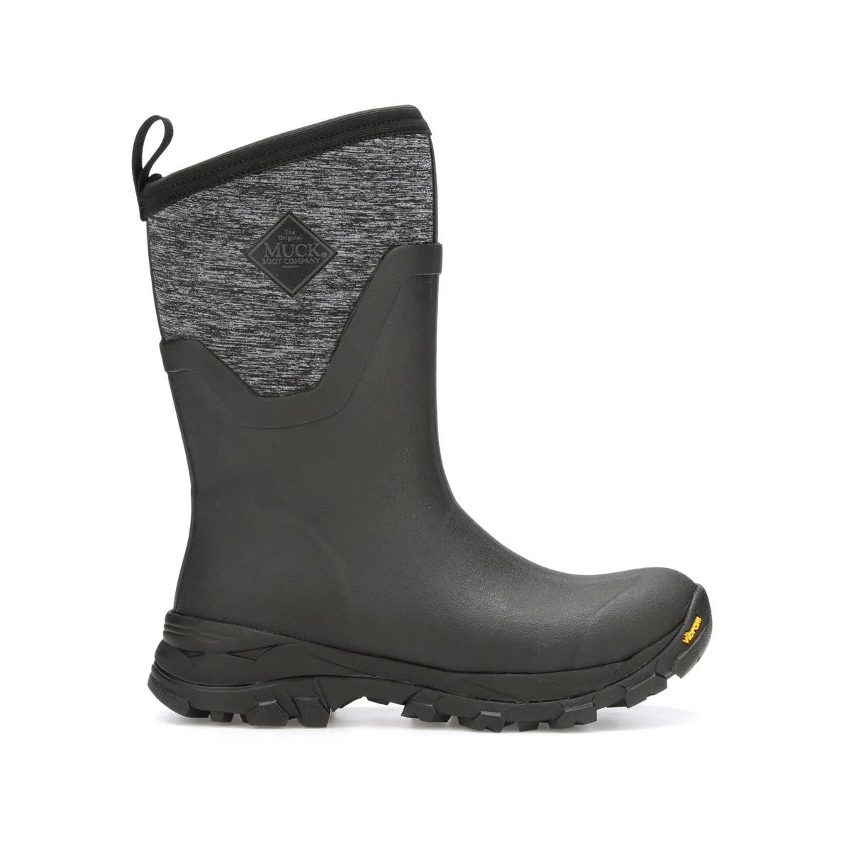 Muck Boots Arctic Ice Mid Wellingtons Black/Jersey Heather