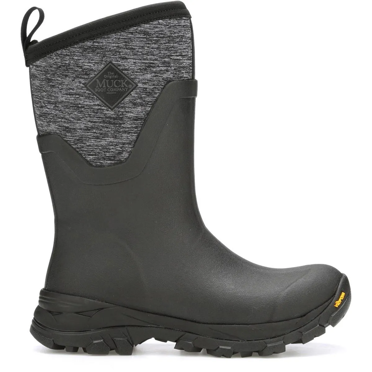 Muck Boots Arctic Ice Mid Wellingtons Black/Jersey Heather