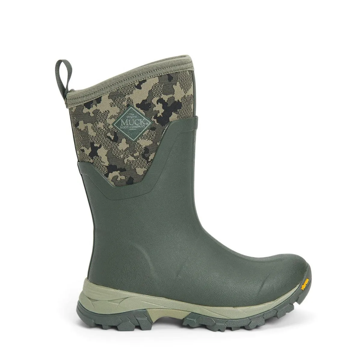 Muck Boots Arctic Ice Mid Wellingtons Moss W/ Camo