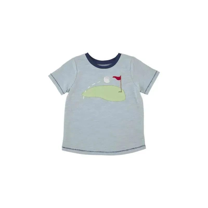 Mud Pie - Baby Boy Golf Tee, Grey, M